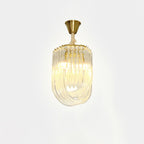 Aurora Chandelier Clear Curved Tiered