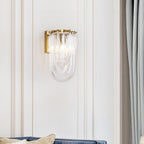 Aurora Wall Lamp Trevi Murano Glass Gold Modern Luxury