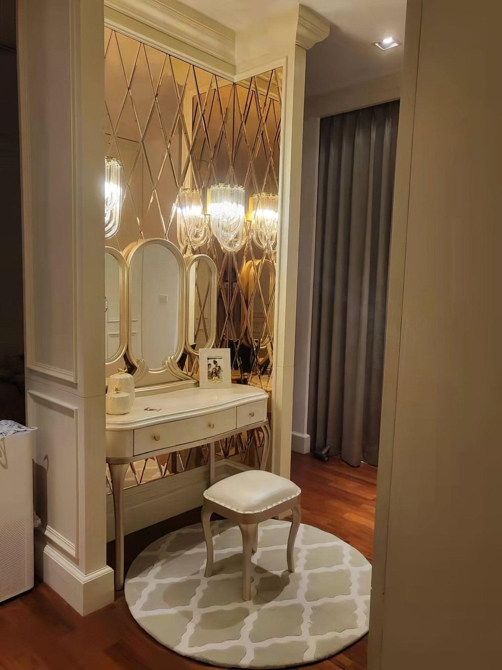 Aurora Wall Lamp Trevi Murano Glass Gold Modern Luxury