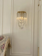 Aurora Wall Lamp Trevi Murano Glass Gold Modern Luxury