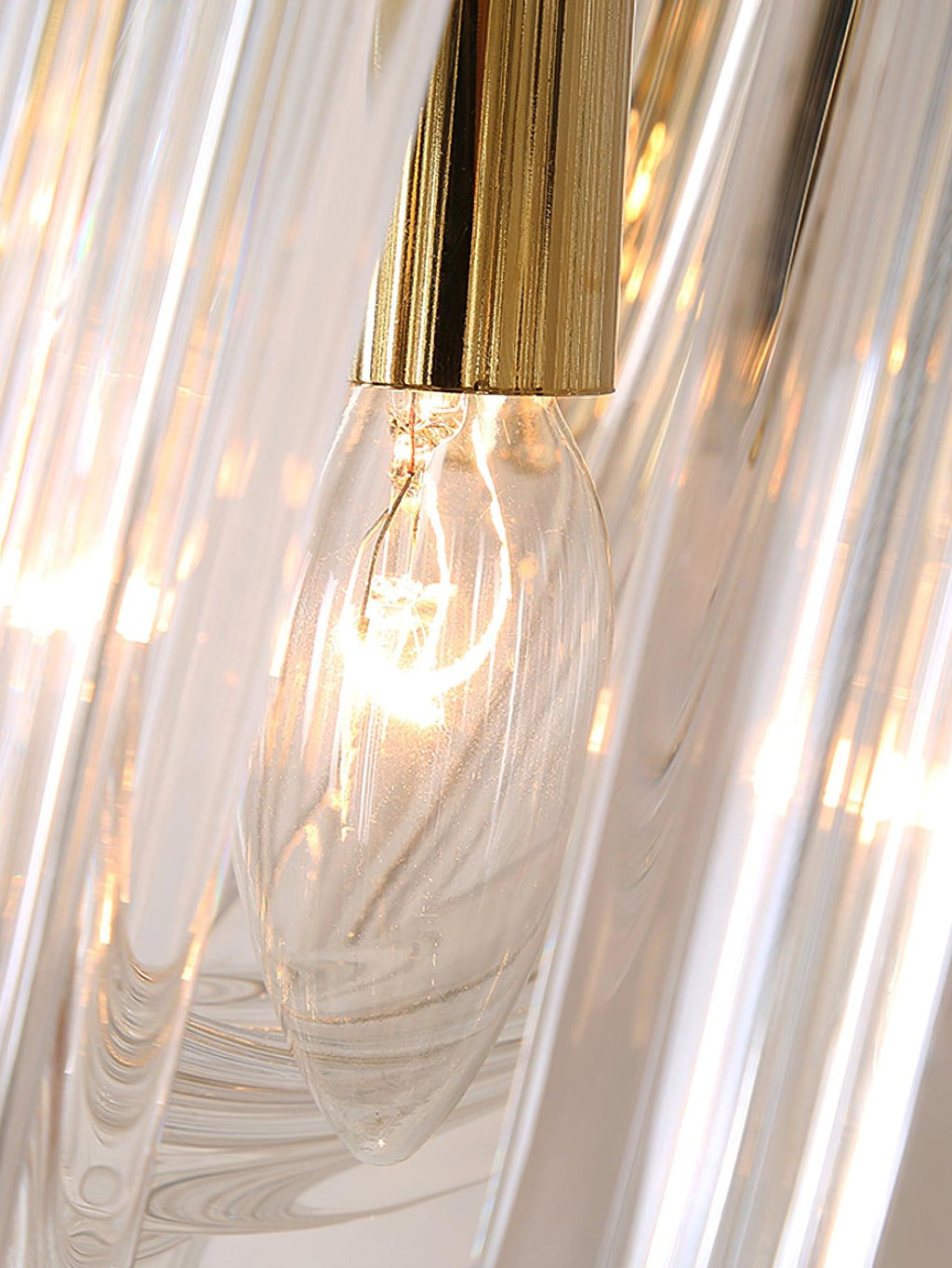 Aurora Wall Lamp Trevi Murano Glass Gold Modern Luxury