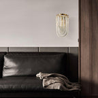 Aurora Wall Lamp Trevi Murano Glass Gold Modern Luxury