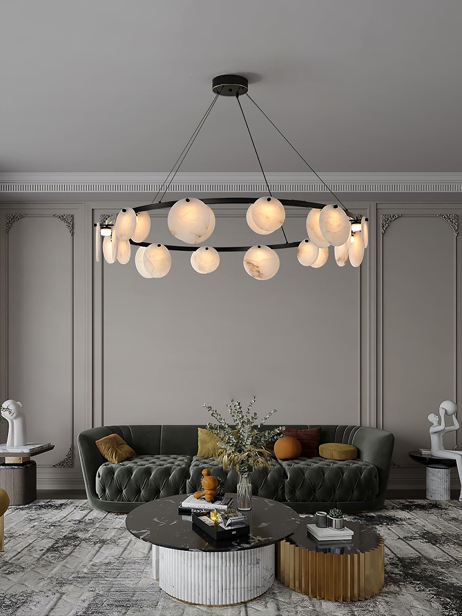 Olveneth Alabaster Chandelier