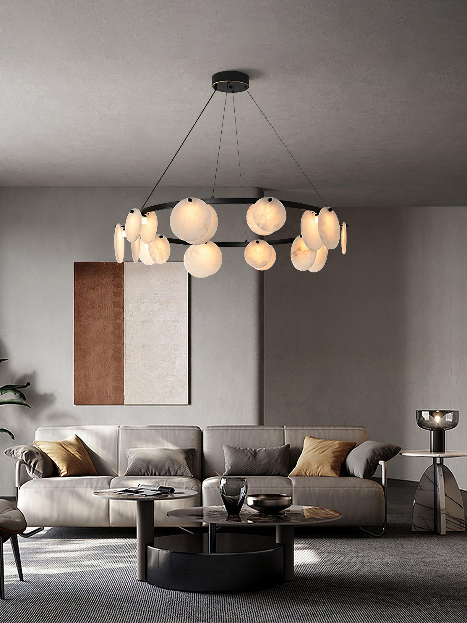 Olveneth Alabaster Chandelier
