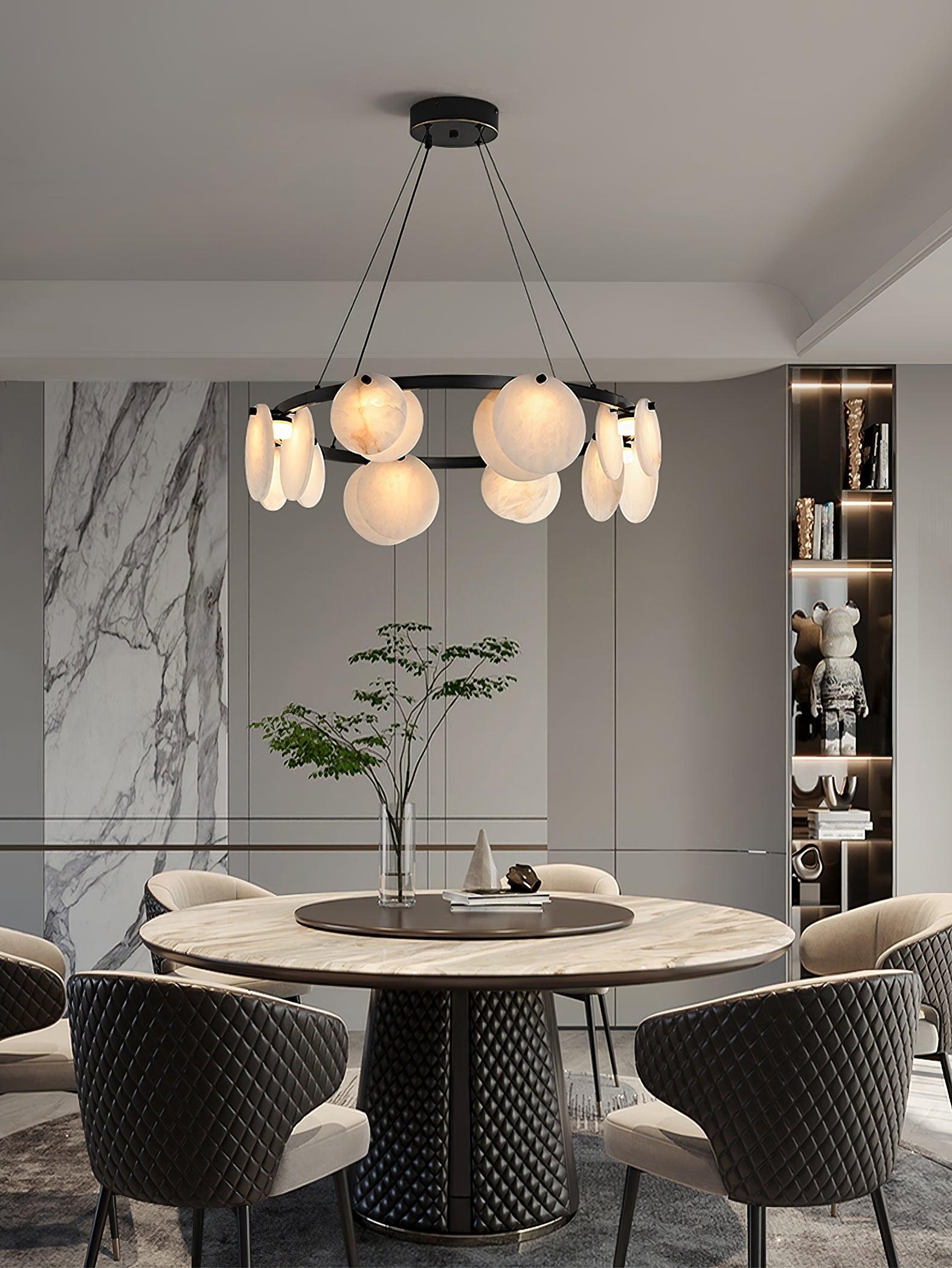 Olveneth Alabaster Chandelier