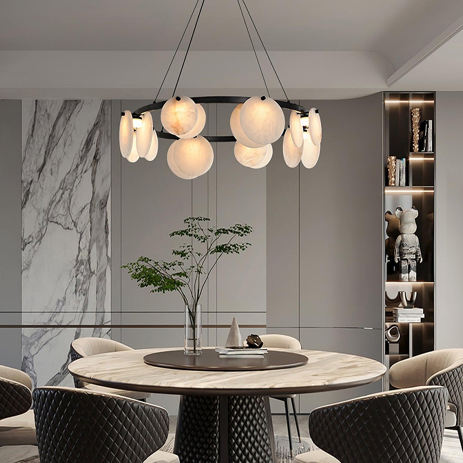 Olveneth Alabaster Chandelier