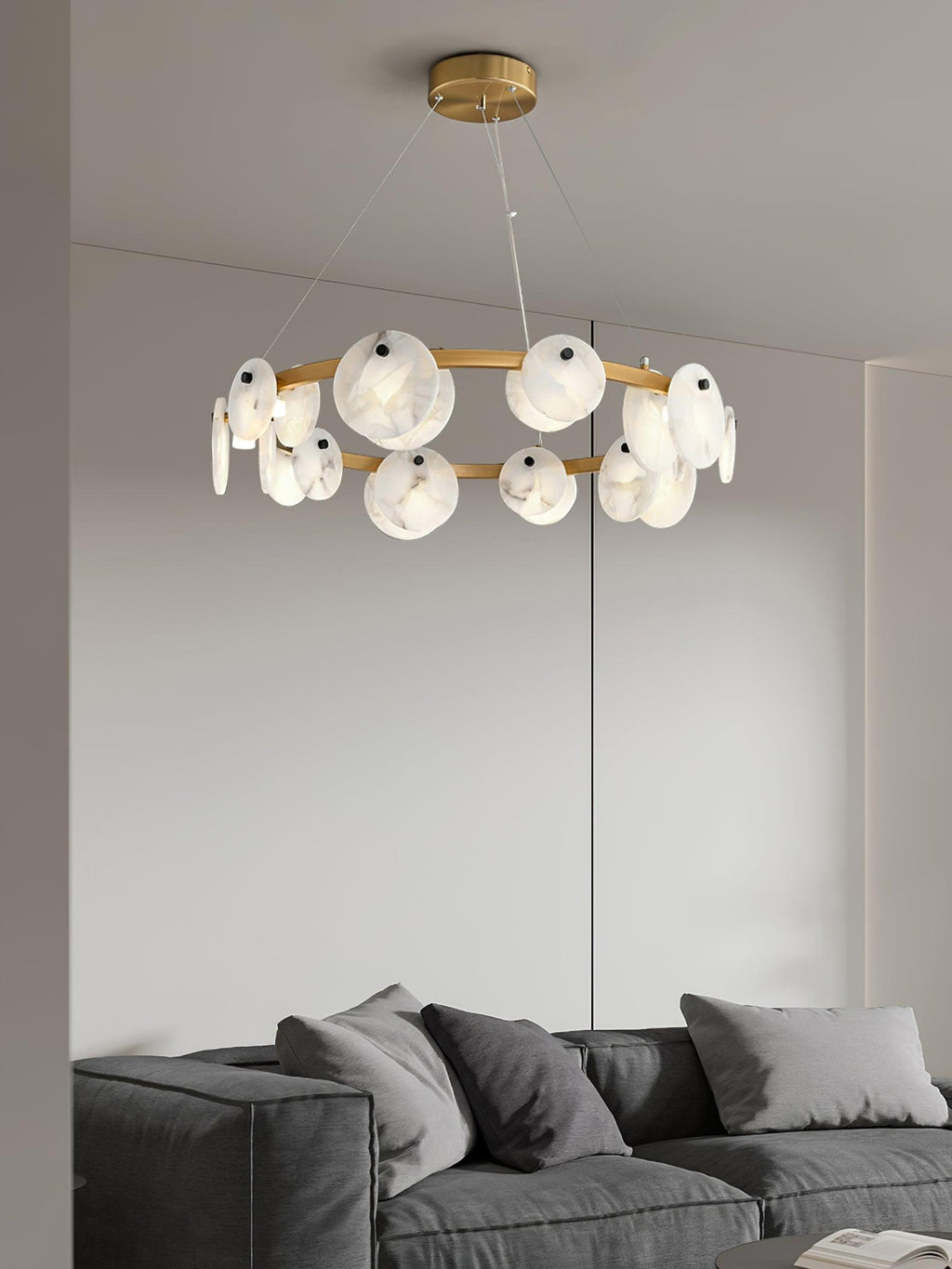 Olveneth Alabaster Chandelier