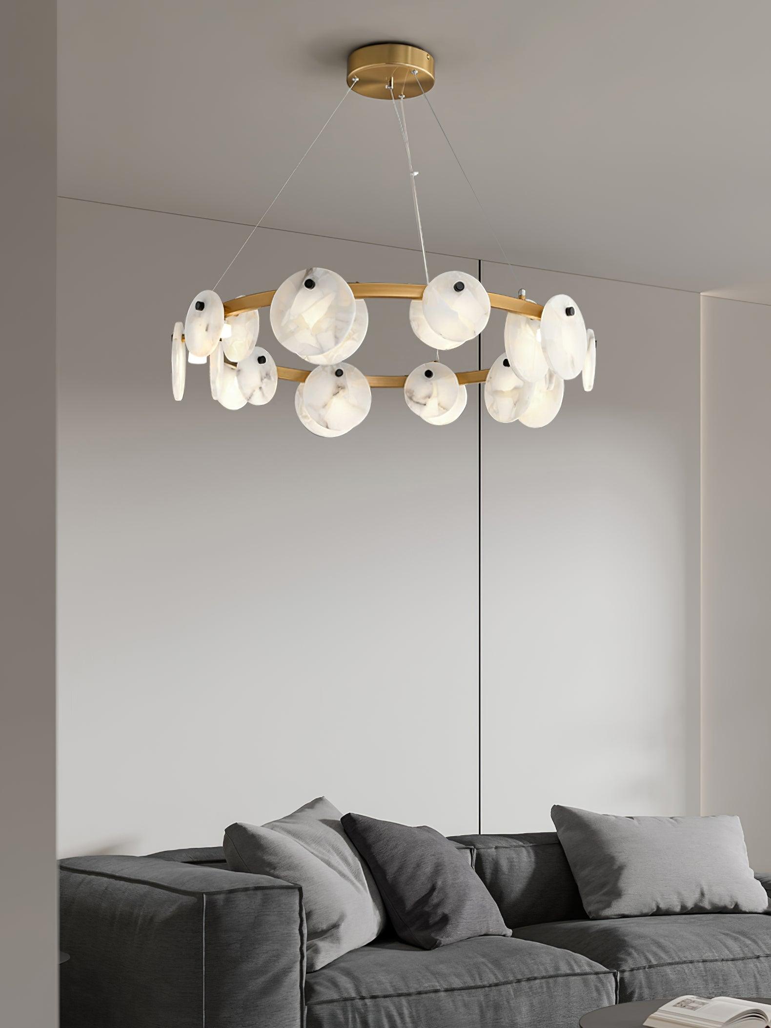 Olveneth Alabaster Chandelier
