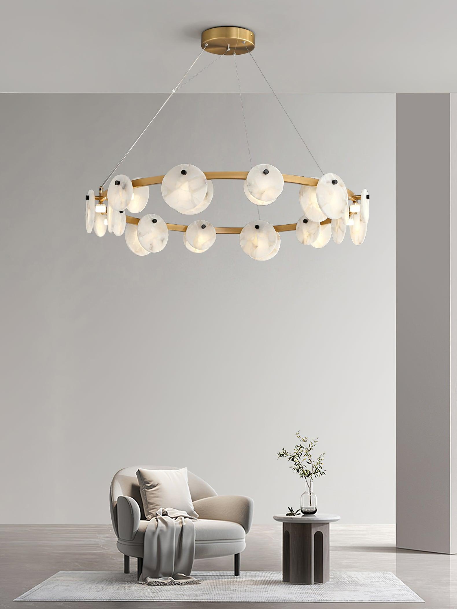 Olveneth Alabaster Chandelier