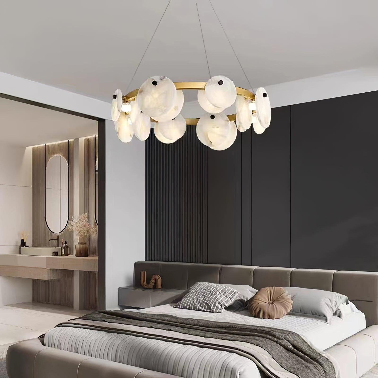 Olveneth Alabaster Chandelier