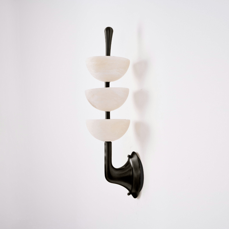 Ulmiraris Wall Light Modern in Alabaster - Kingsley Beaumont