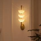 Ulmiraris Wall Light Modern in Alabaster - Kingsley Beaumont