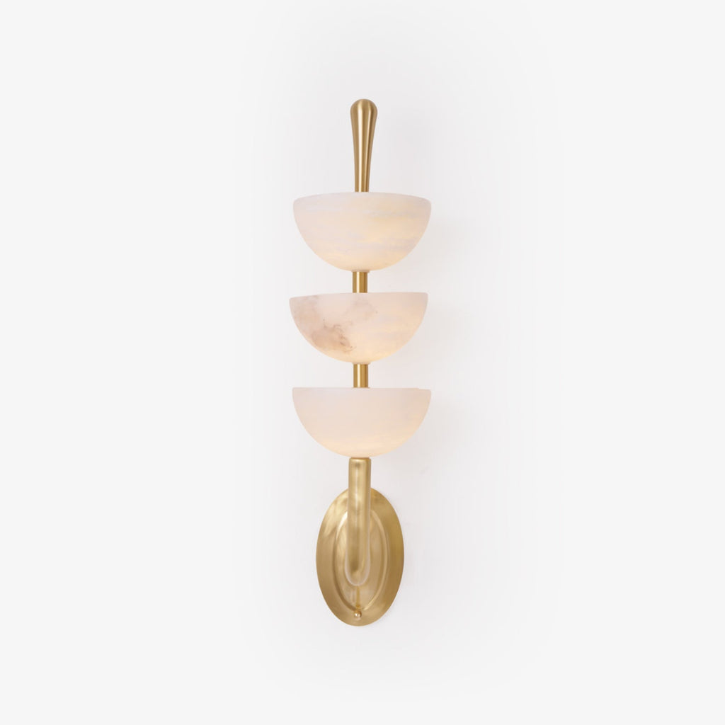 Ulmiraris Wall Light Modern in Alabaster - Kingsley Beaumont