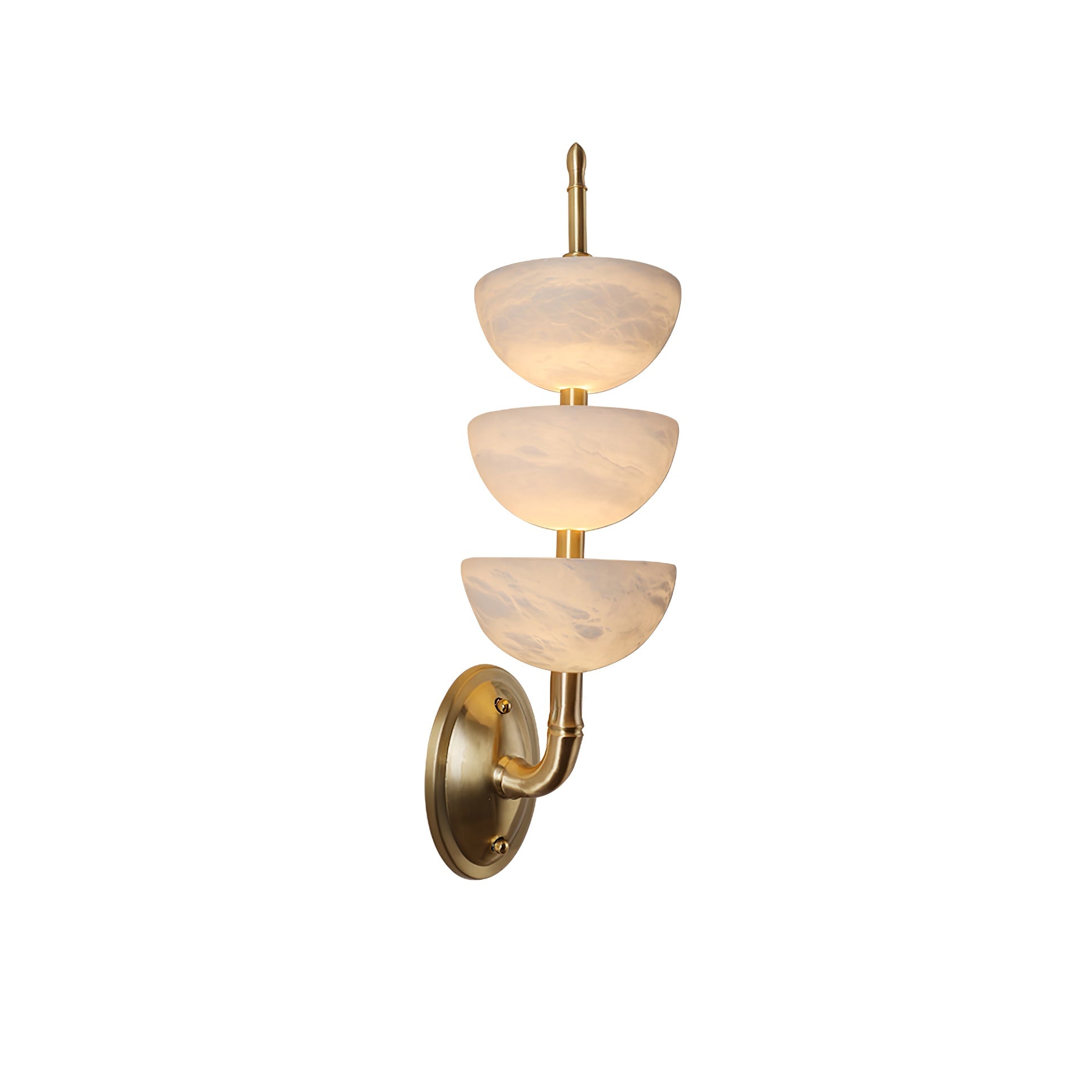 Ulmiraris Wall Light Modern in Alabaster - Kingsley Beaumont