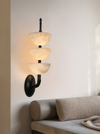 Ulmiraris Wall Light Modern in Alabaster - Kingsley Beaumont