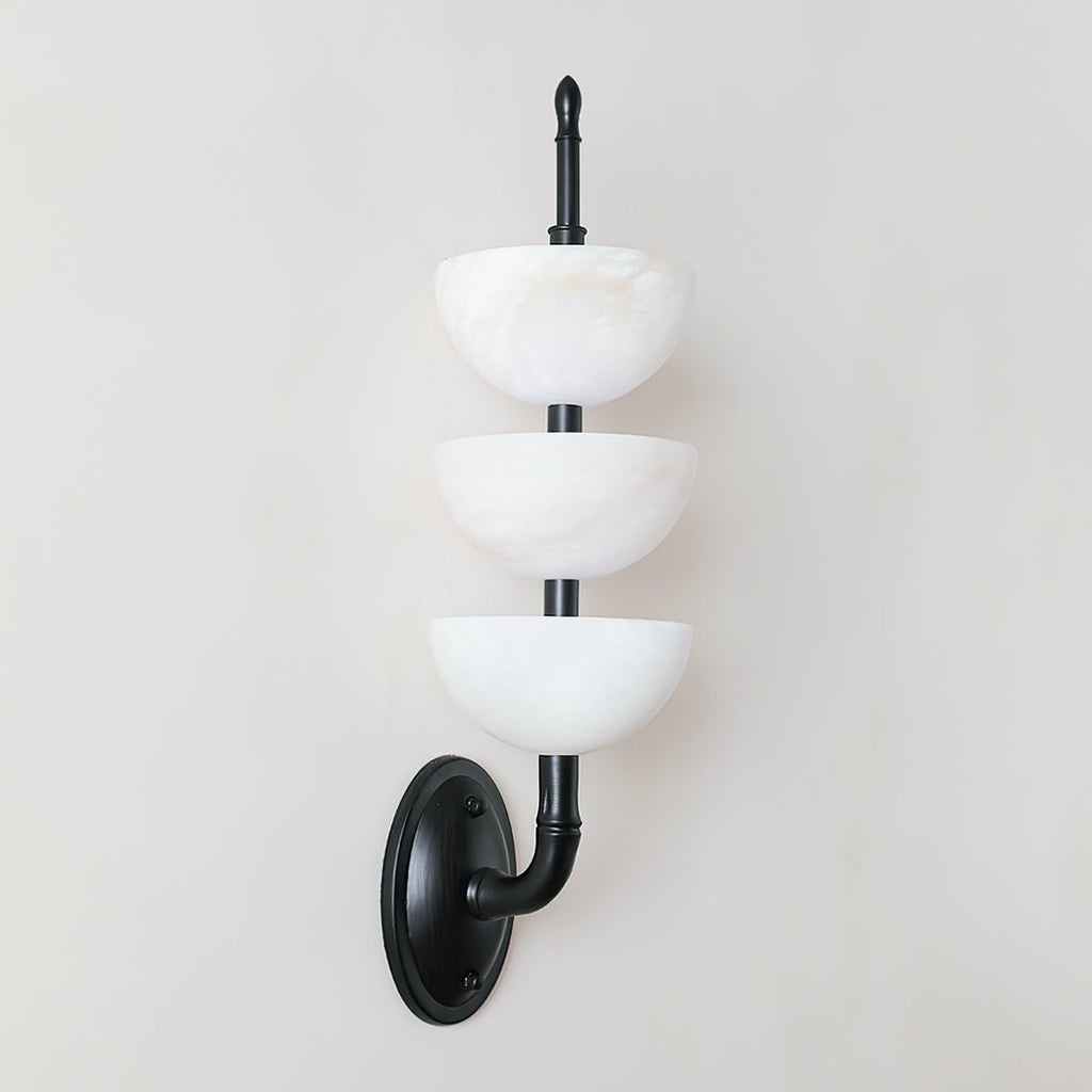 Ulmiraris Wall Light Modern in Alabaster - Kingsley Beaumont
