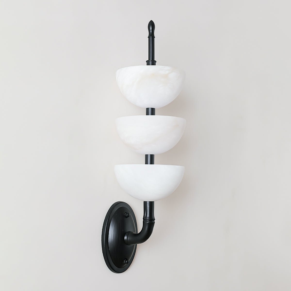 Ulmiraris Wall Light Modern in Alabaster - Kingsley Beaumont