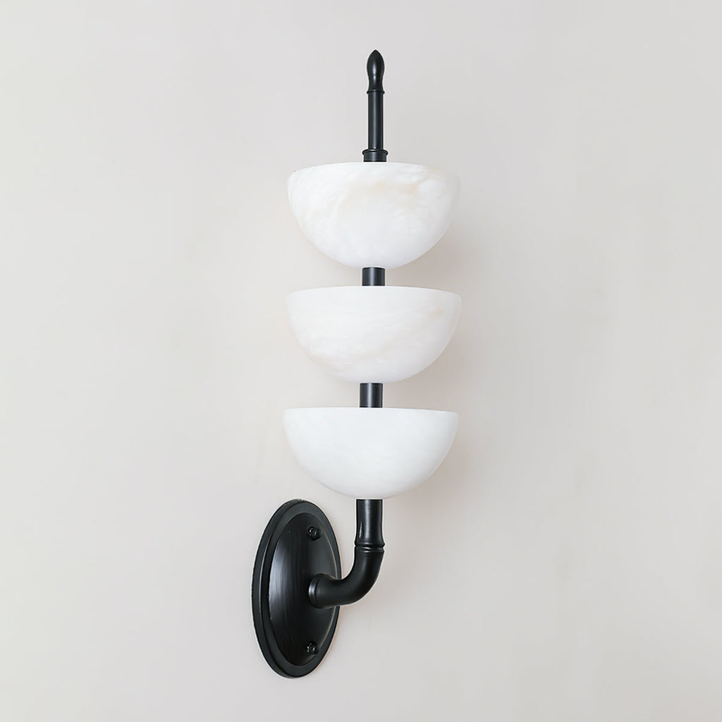 Ulmiraris Wall Light Modern in Alabaster - Kingsley Beaumont