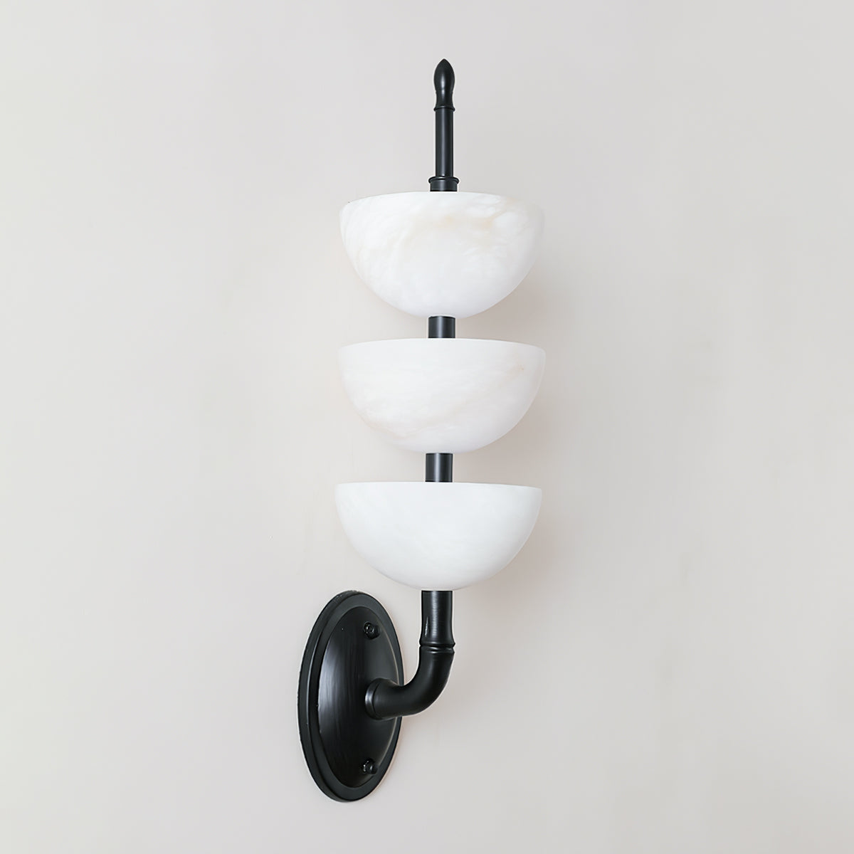 Ulmiraris Wall Light Modern in Alabaster - Kingsley Beaumont