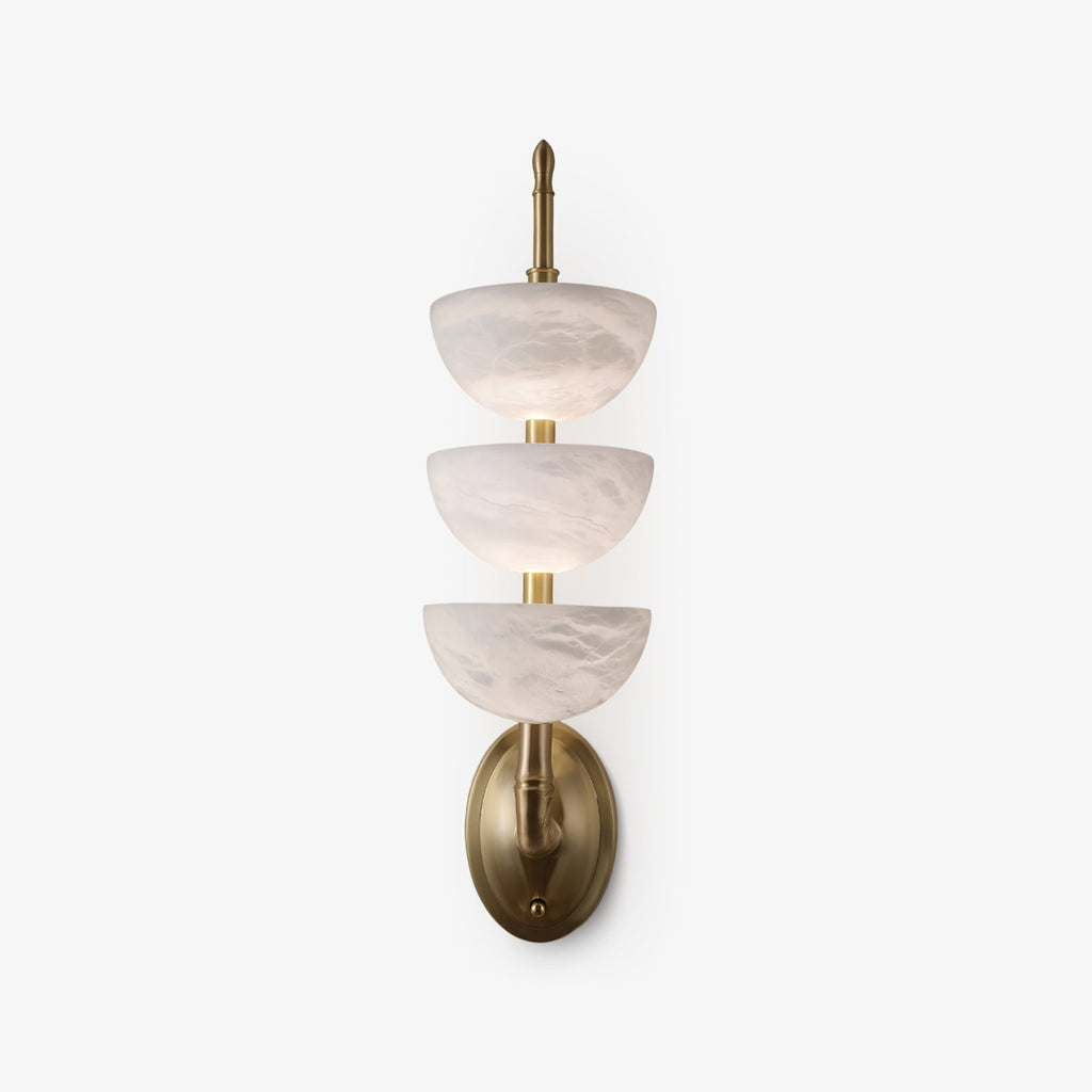 Ulmiraris Wall Light Modern in Alabaster - Kingsley Beaumont