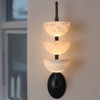 Ulmiraris Wall Light Modern in Alabaster - Kingsley Beaumont