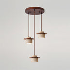 Lunara Multi-Light Pendant  Lamp Set Travertine