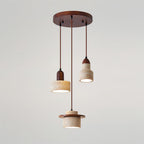 Lunara Multi-Light Pendant  Lamp Set Travertine