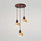 Lunara Multi-Light Pendant  Lamp Set Travertine