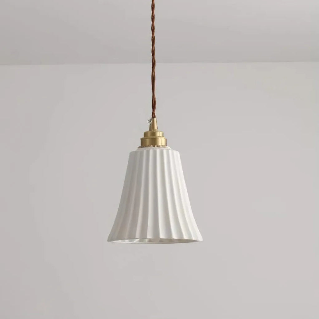 Arisha Trumpet Ceramic Pendant Light