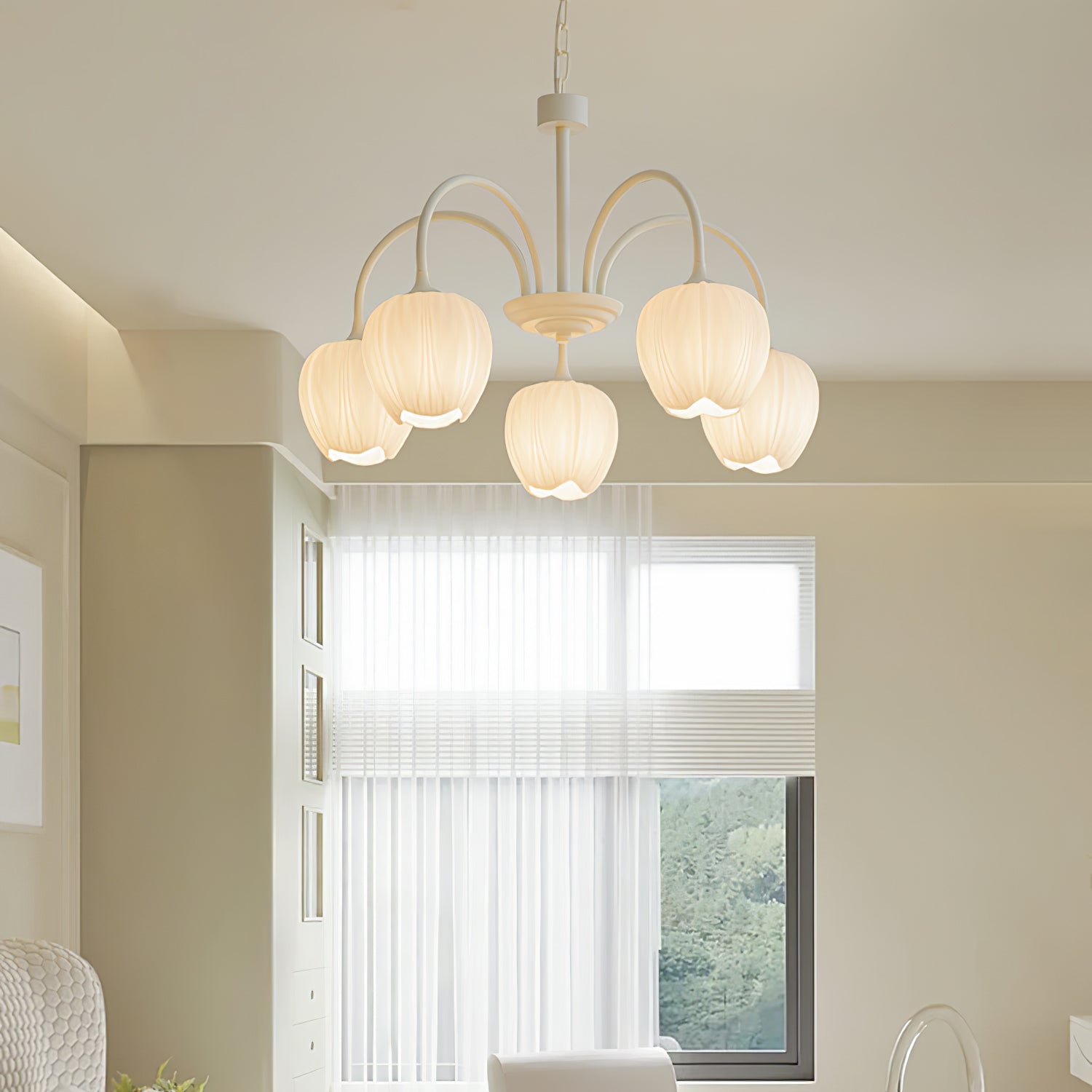 Tulip Fresh Chandeliers Glass
