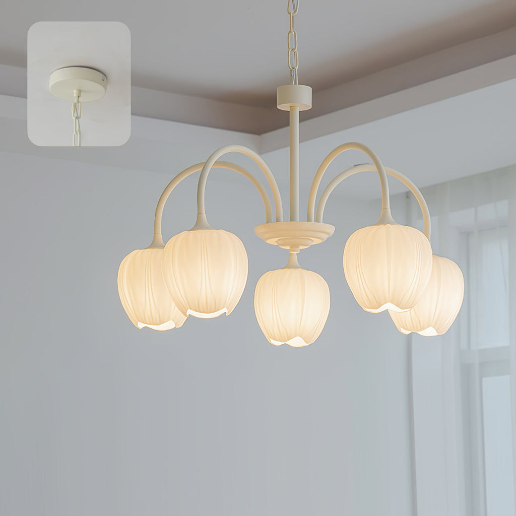 Tulip Fresh Chandeliers Glass