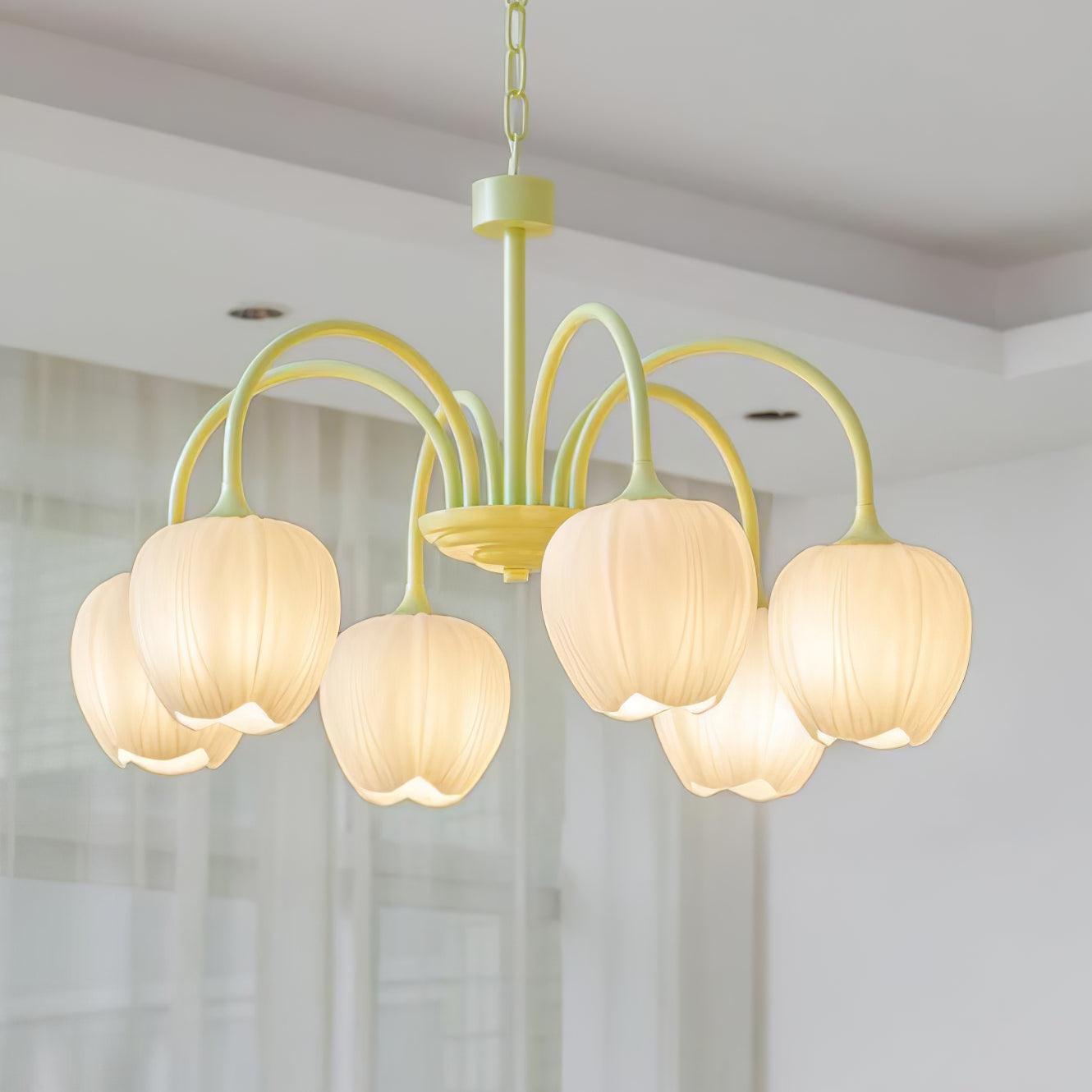 Tulip Fresh Chandeliers Glass