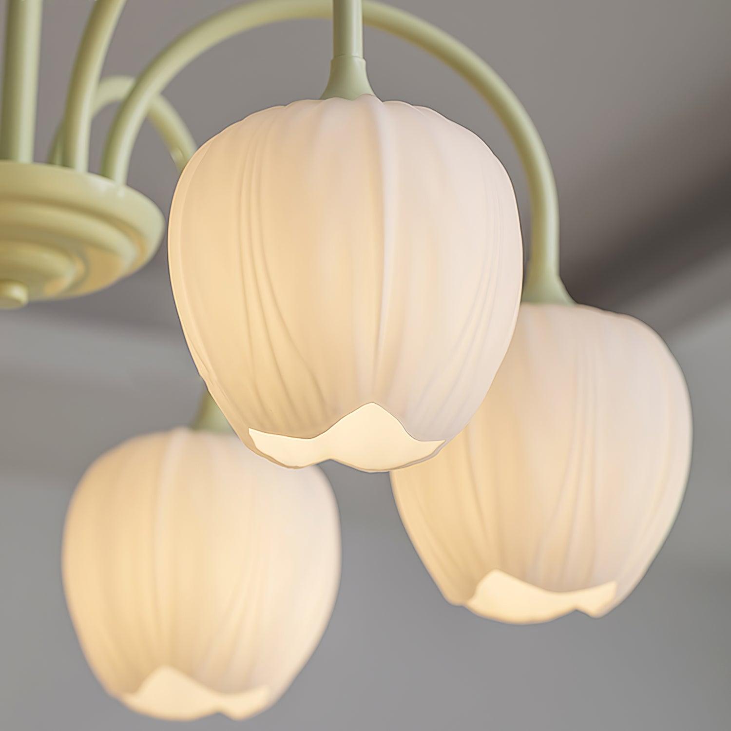 Tulip Fresh Chandeliers Glass