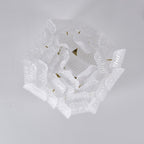 Aurora Ceiling Lamp Murano Petal Hand-Blown Glass Flushmount