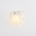 Aurora Wall Lamp Murano Glass Petal Frosted Cascading