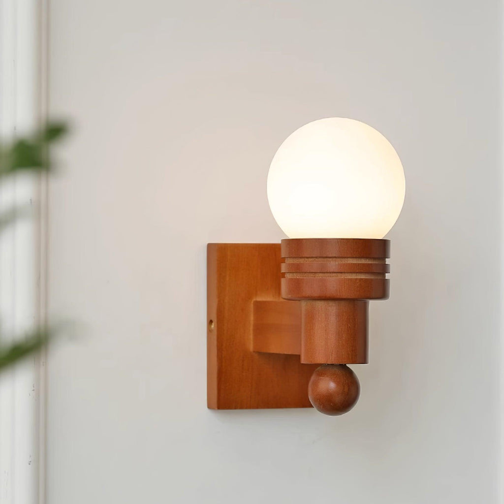 Beam Solid Wood Wall Lamp