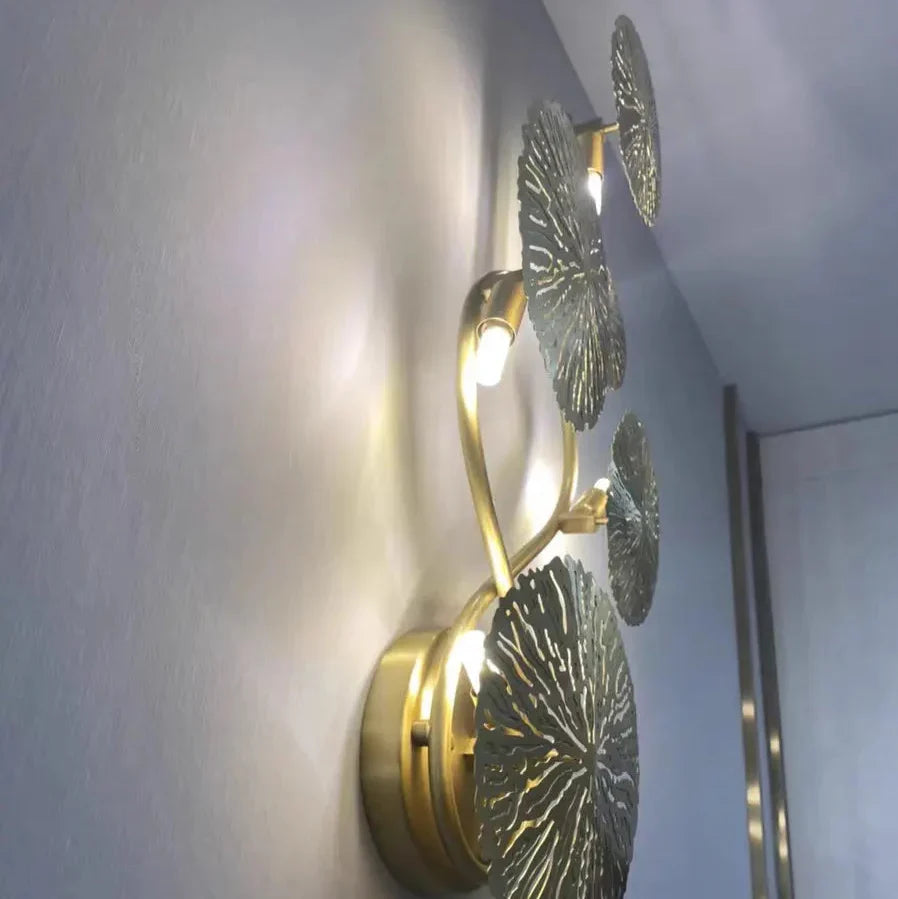 Veya Lotus Leaf Wall Sconce