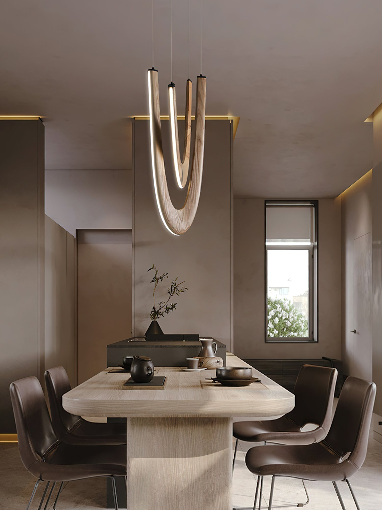 Lumora Wooden Pendant Lamp