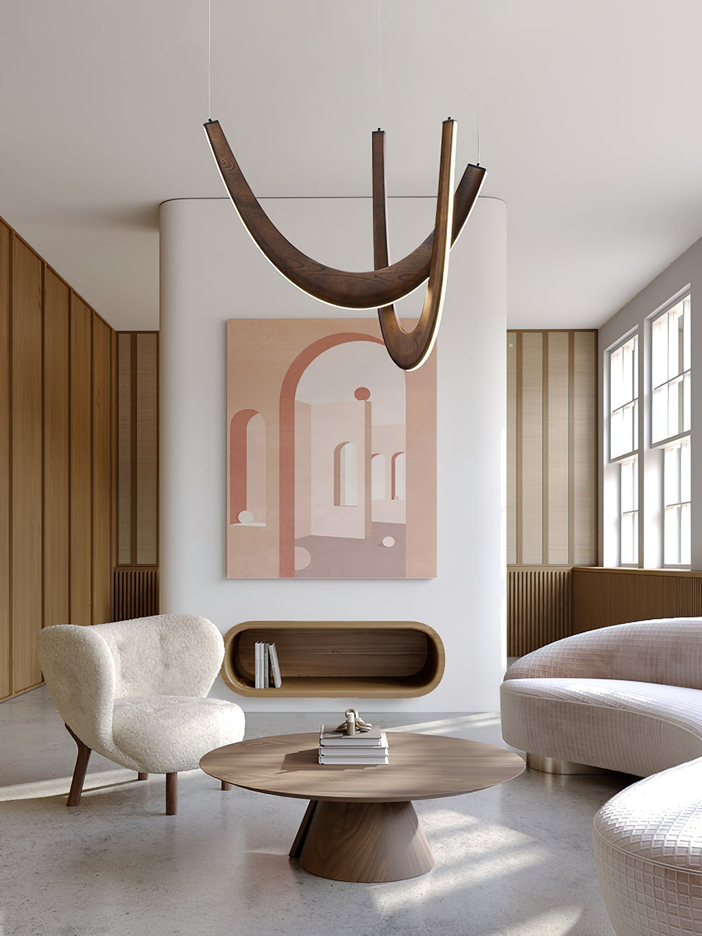 Lumora Wooden Pendant Lamp