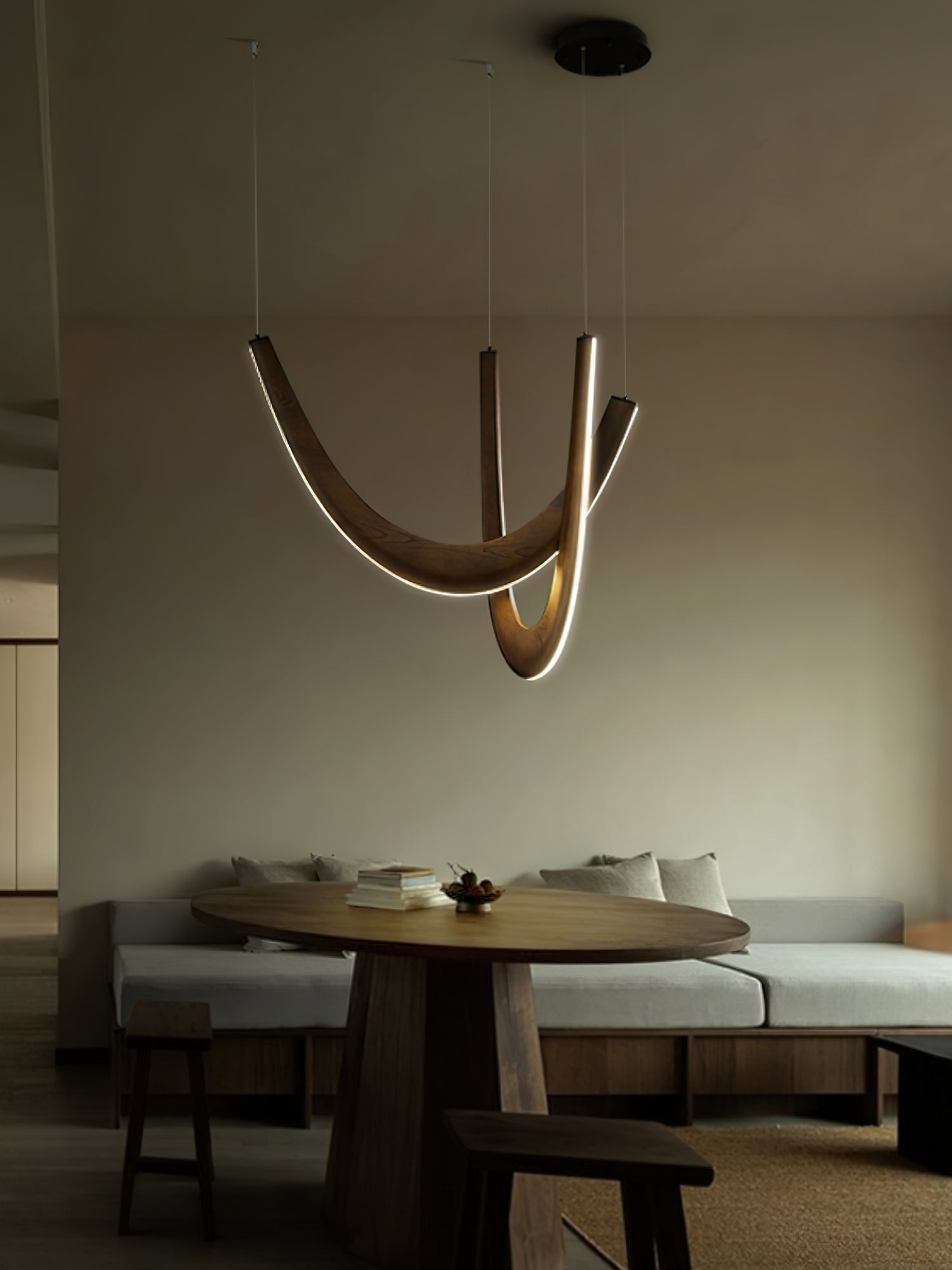 Lumora Wooden Pendant Lamp