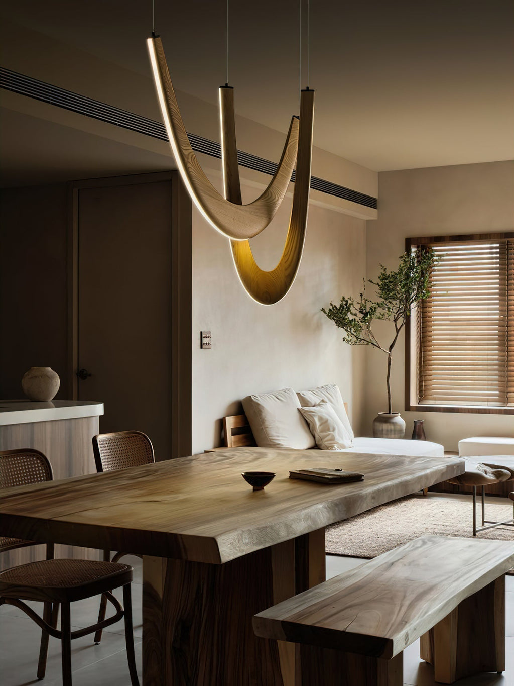 Lumora Wooden Pendant Lamp