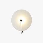 Kristy Alabaster LED Wall Lamp Round Iconic Circular