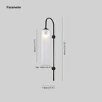 Talor Modern Glass Wall Lamp