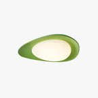 Blex Ceiling Lamp Green&Beige Pebble Shape