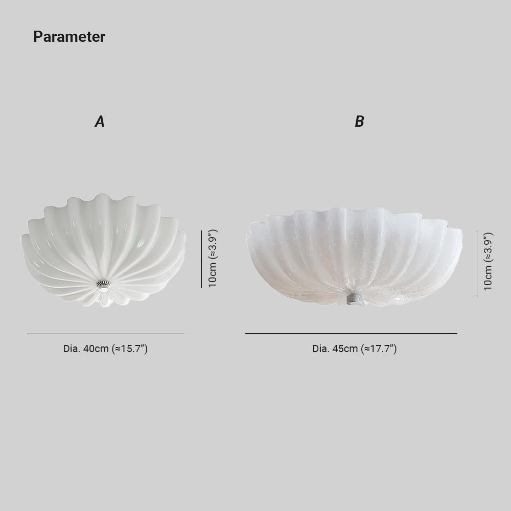 Wyna Blown Glass Ceiling Light