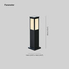 Leo Bollard Solar Outdoor Light