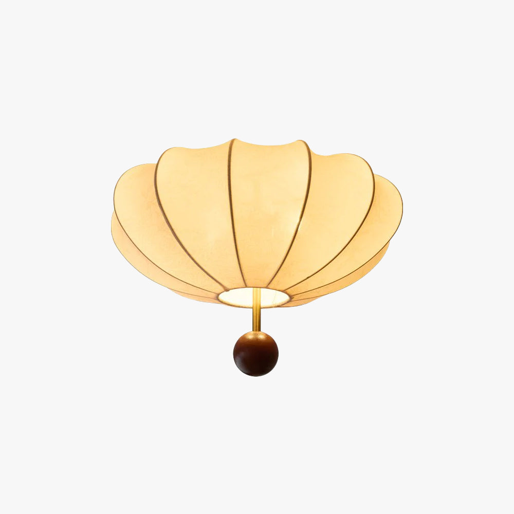 Willow Ceiling Light Marceline Wood & Fabric