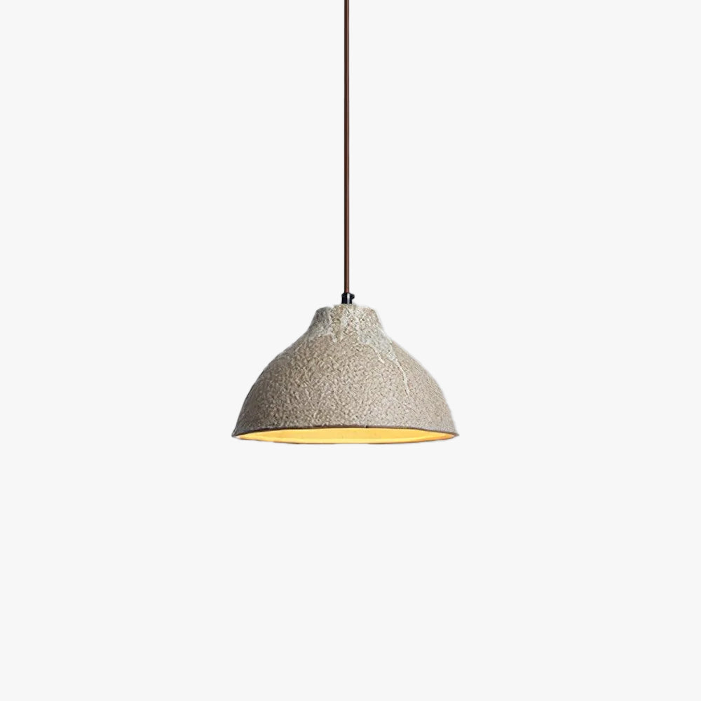 Maple Textured Ceramic Pendant Light