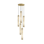 Lira Cylindrical Alabaster Pendant Light