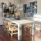 Pendant Lamp Floating Geometric Layers Clear Globe Futuristic Modern